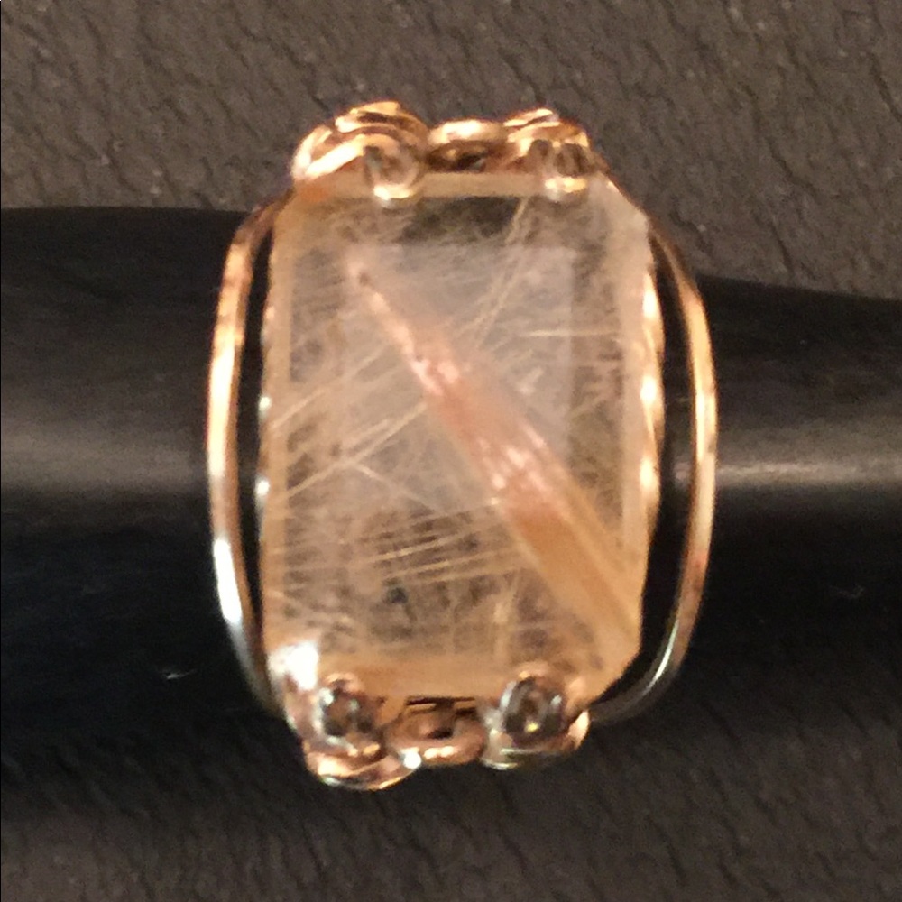 Ring custom made gold filled wire ring size 6-7